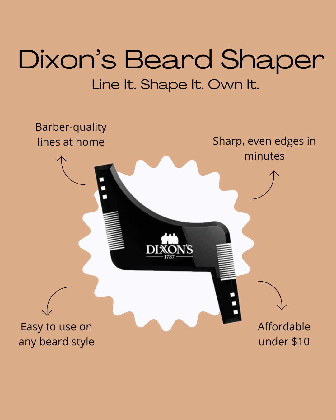 Dixon’s Beard Shaper/ Enhancements Liner
