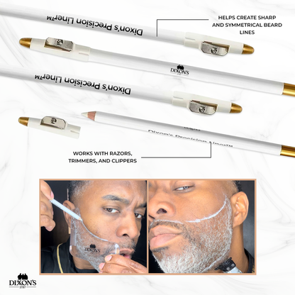 Dixon’s Precision Beard Kit – Beard Shaper + Precision Liner (Includes 2 FREE Bonus Liners)