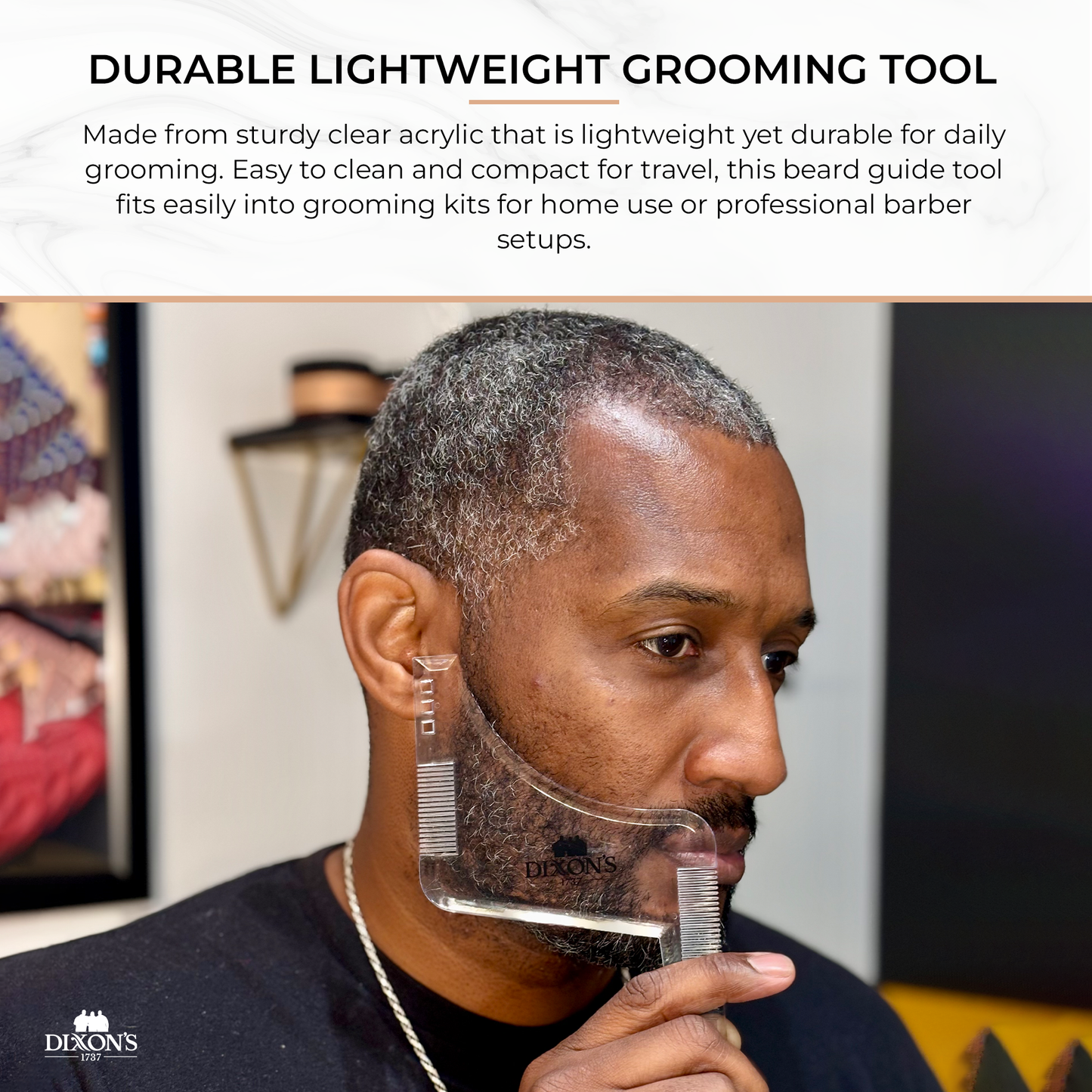 Dixon’s Precision Beard Kit – Beard Shaper + Precision Liner (Includes 2 FREE Bonus Liners)