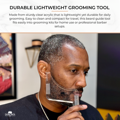 Dixon’s Precision Beard Kit – Beard Shaper + Precision Liner (Includes 2 FREE Bonus Liners)